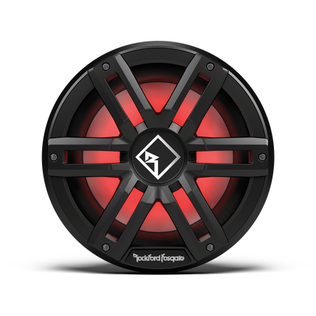 Rockford Fosgate M2D2-10IB-G2 stainless grille view