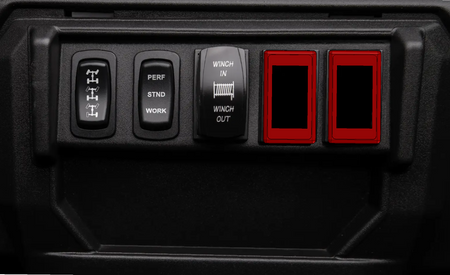 Rockford Fosgate MX-CAM-RNGR18 finished Ranger switch installation