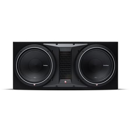 Rockford Fosgate P1-2X12 enclosure front view