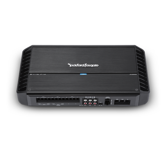 Rockford Fosgate P1000X5 amplifier three quarter view