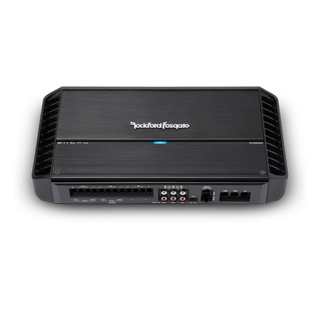 Rockford Fosgate P1000X5 amplifier three quarter view