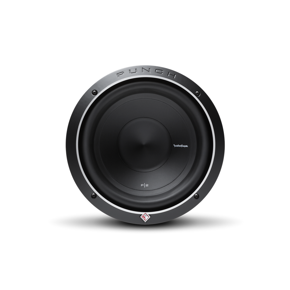 Rockford Fosgate P2D2-10 Punch 10-inch dual 2-ohm subwoofer front view