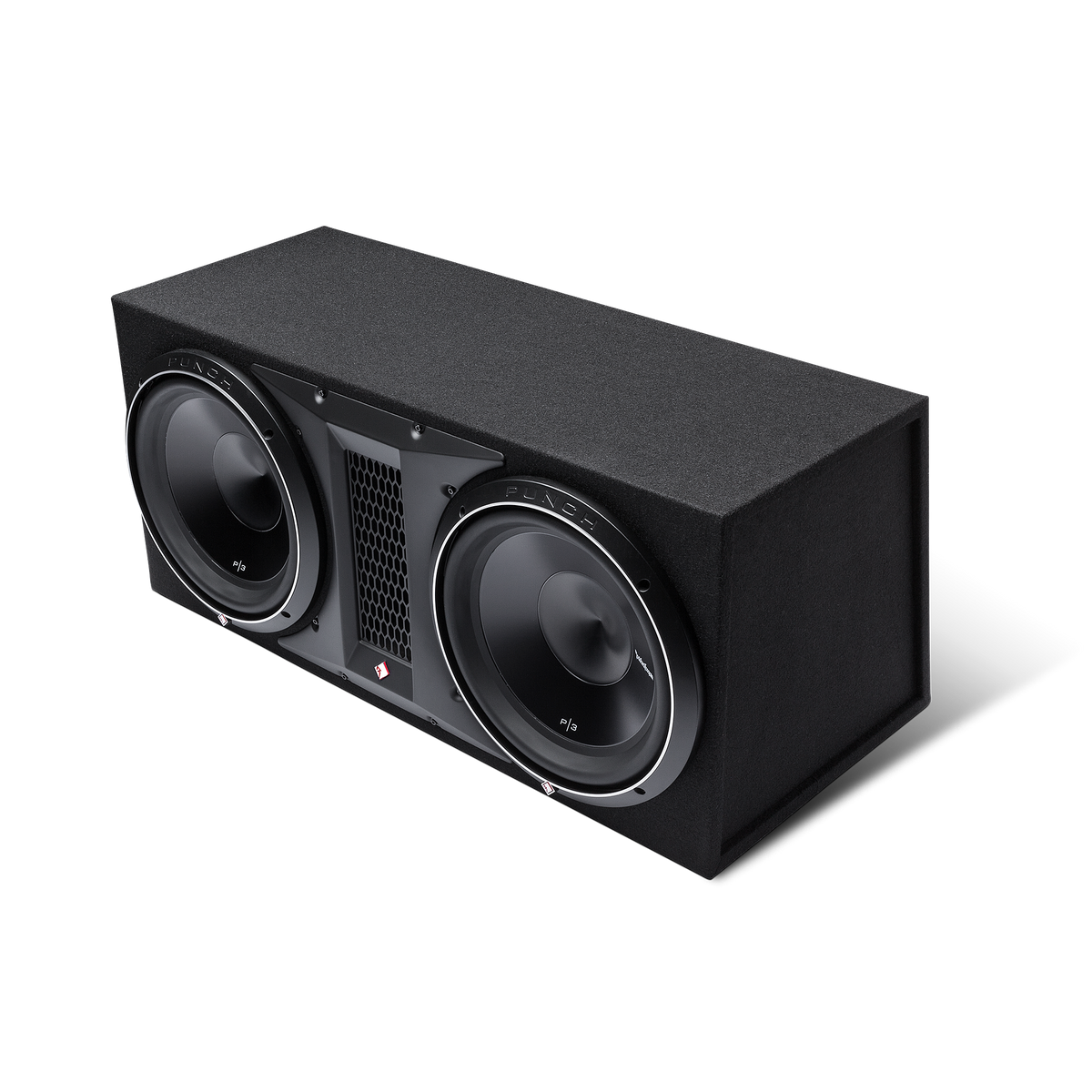 Rockford Fosgate P3-2X12 angled enclosure view