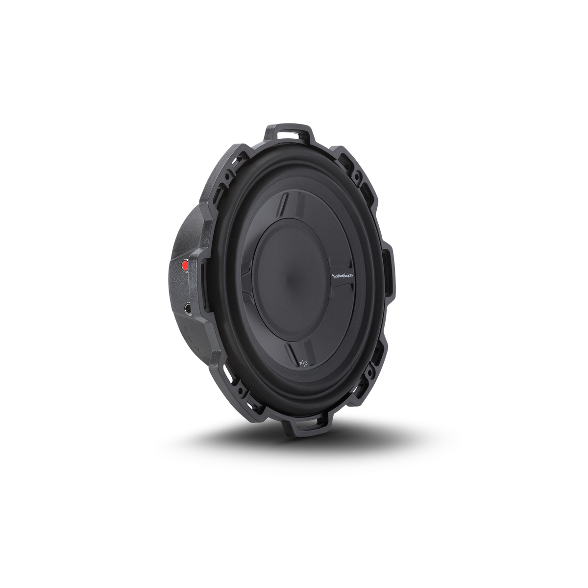 Rockford Fosgate P3SD4-10 angled view without trim ring