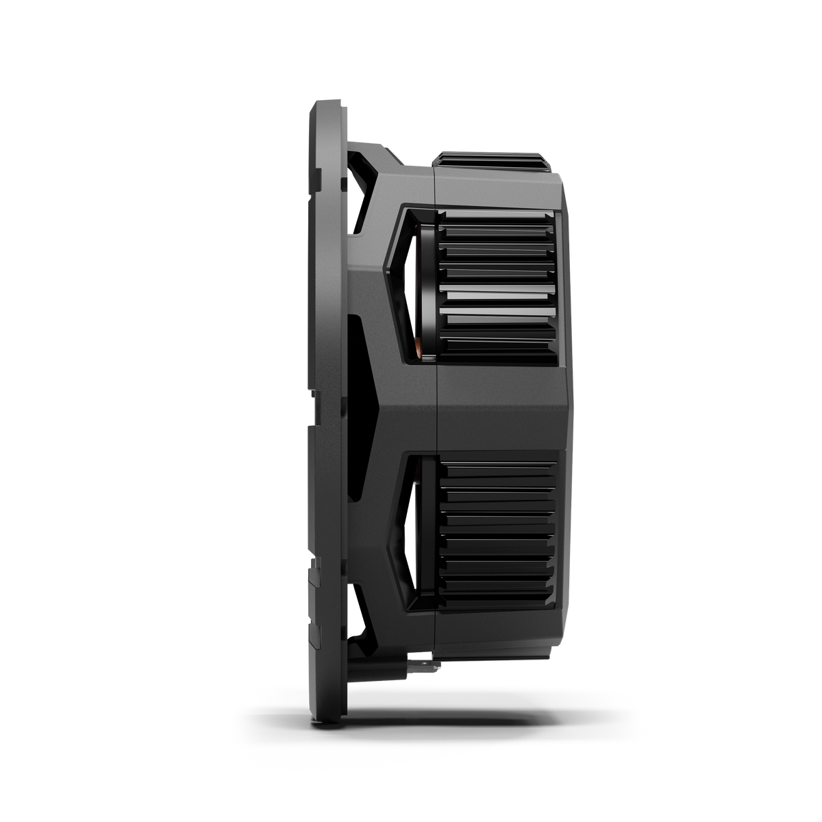 Rockford Fosgate PPROV2-65 midrange speaker side view