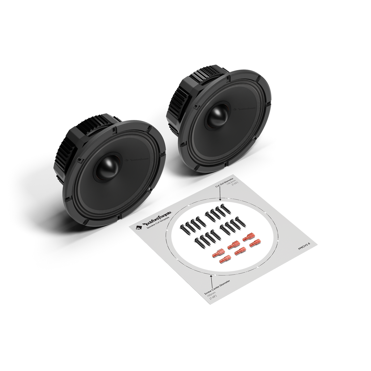 Rockford Fosgate PPROV2-8 removable motor cover