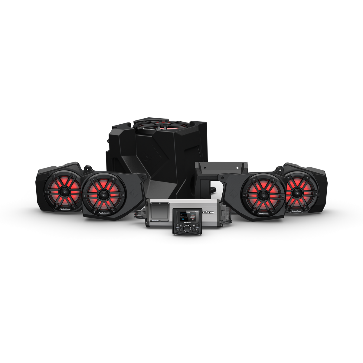 Rockford Fosgate RNGR18-STG4 Stage 4 Polaris Ranger audio system