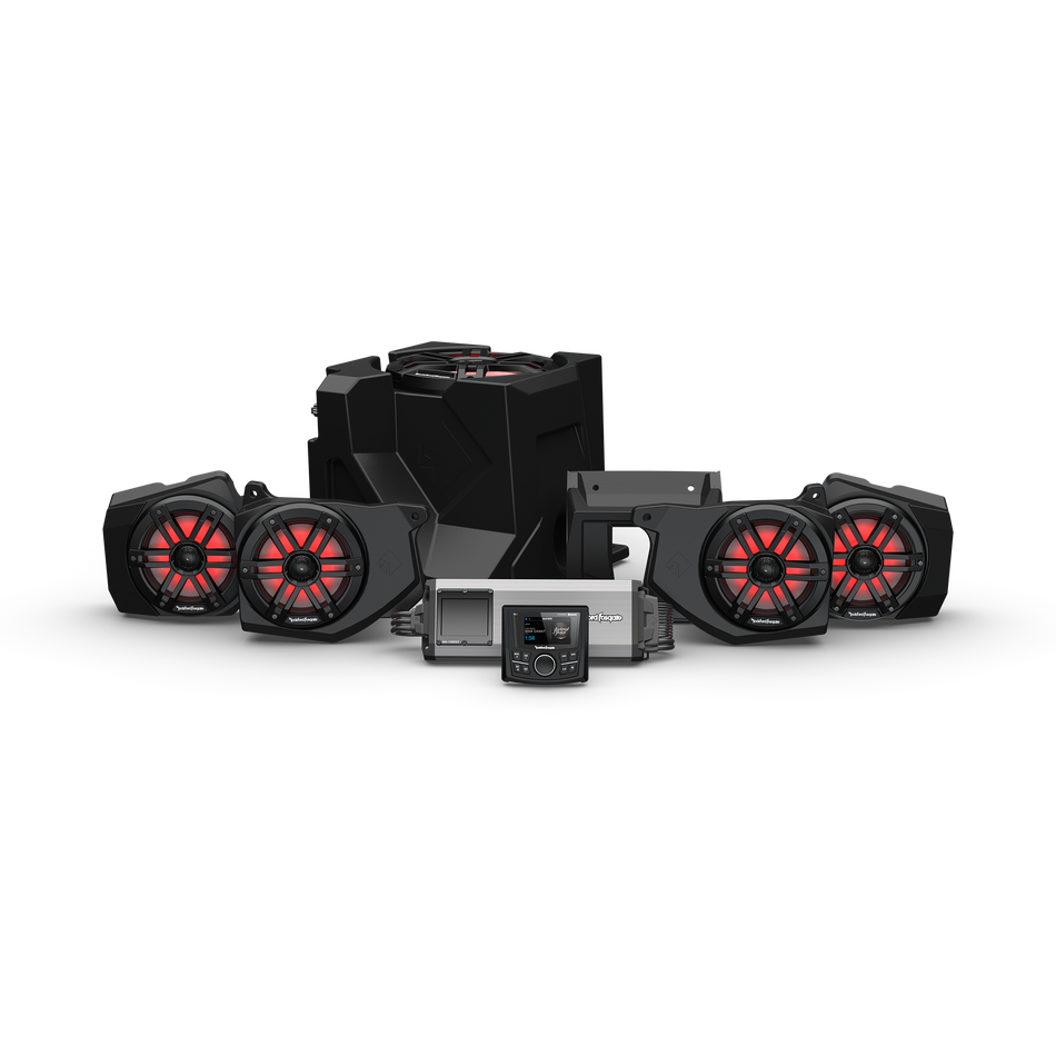 Rockford Fosgate RNGR18-STG4 Stage 4 Polaris Ranger audio system