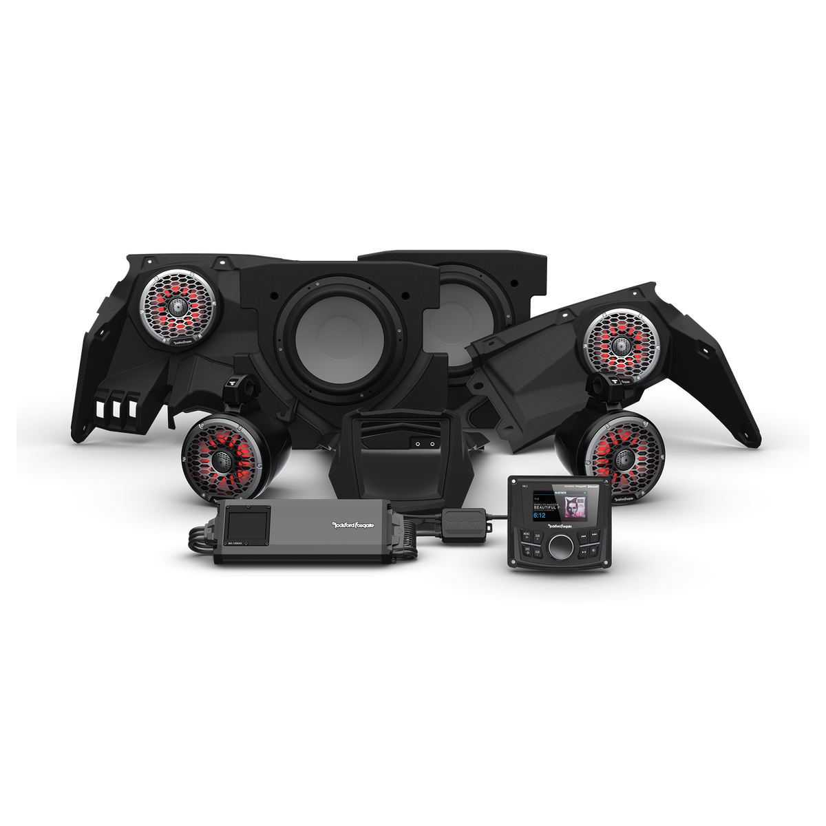 Rockford Fosgate X317-STG5 Can-Am X3 Stage 5 audio system components