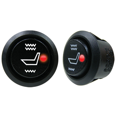 Rostra 250-1870 Carbon Fiber Seat Heater Kit with 3-Position Switch - view 2