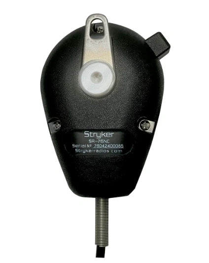 Stryker SR-76NC rugged noise-cancelling CB microphone front view