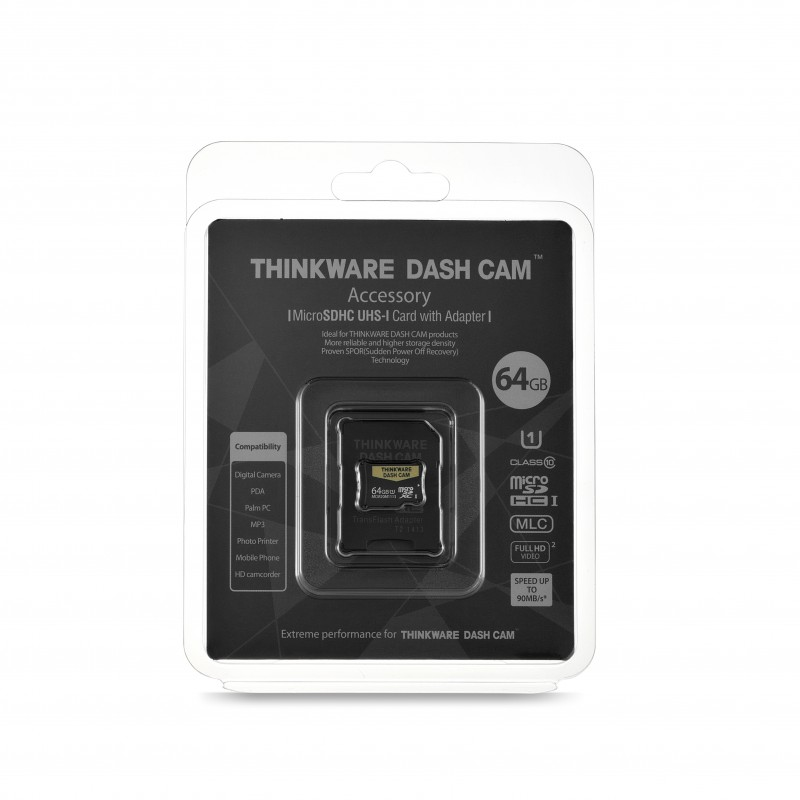 Thinkware TWA-SMU64 64GB microSD Memory Card with SD Adapter - view 2