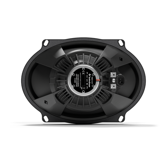 Rockford Fosgate TMS14-57 rear view with dual connections