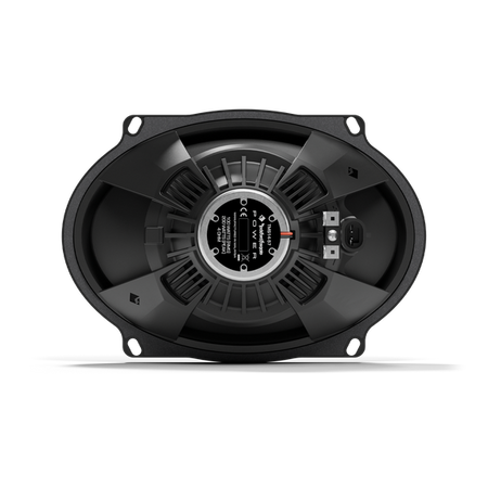 Rockford Fosgate TMS14-57 rear view with dual connections