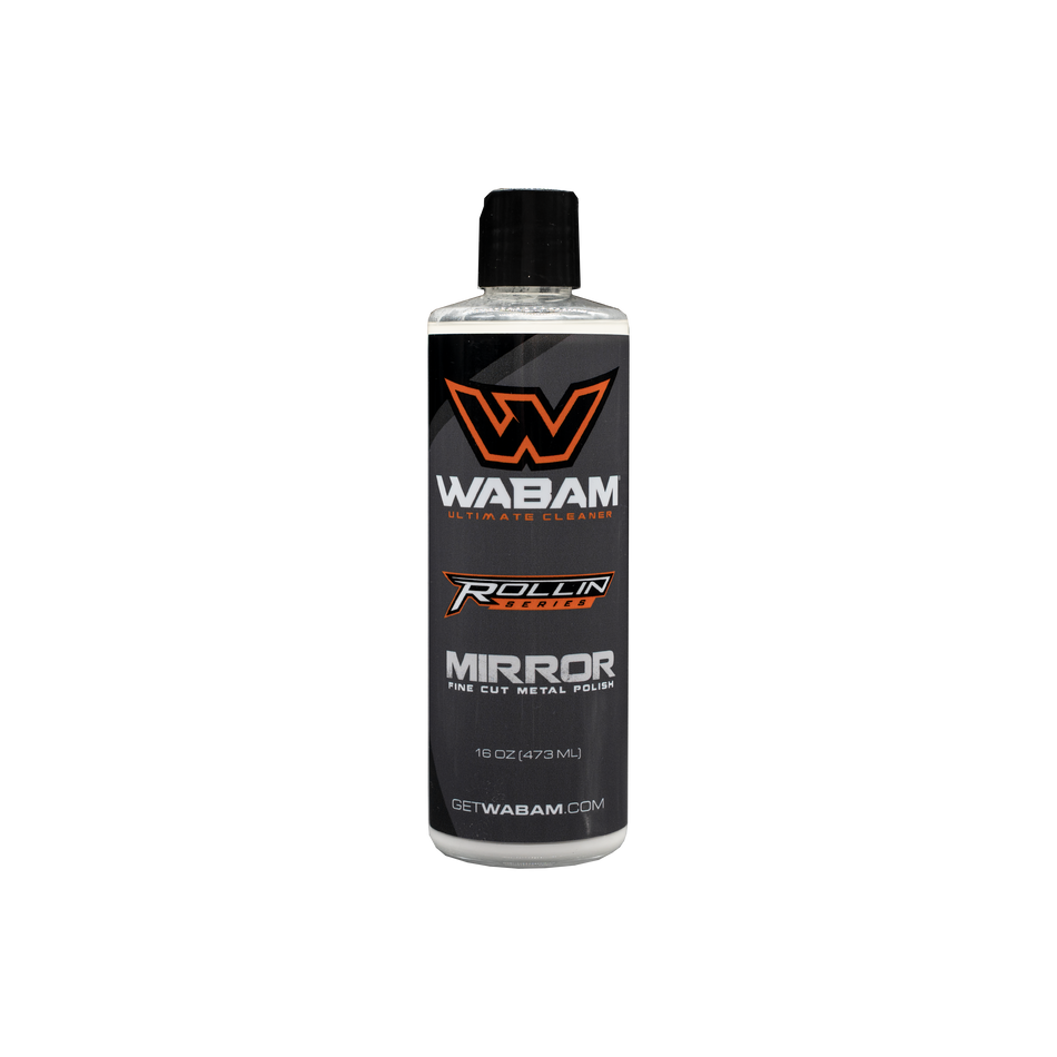 WABAM W100101 Mirror fine-cut metal polish 16-ounce bottle