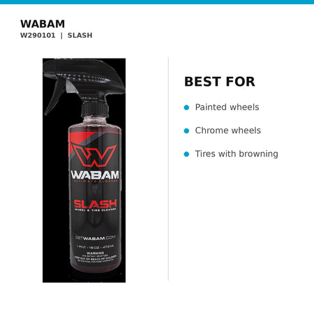 WABAM W290101 best for product guide on white background