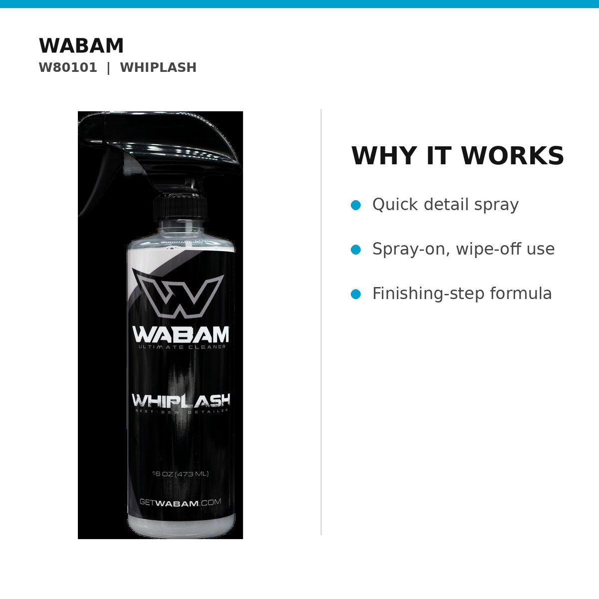 WABAM W80101 why it works product guide on white background