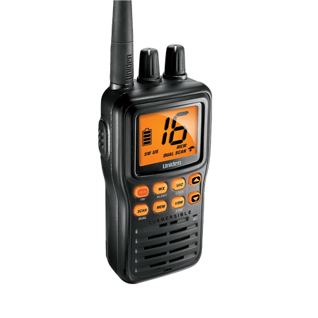 Uniden MHS75 Submersible Handheld VHF Marine Radio — view 2