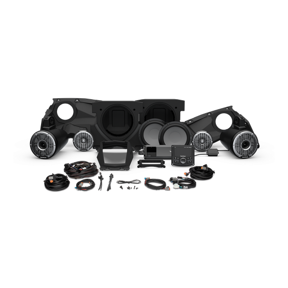 Rockford Fosgate X317-STG6 complete Can-Am X3 audio kit component view