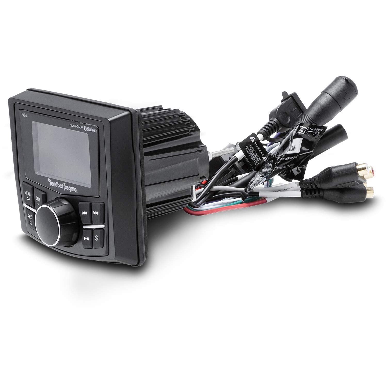 Rockford Fosgate PMX-2 Compact Marine Digital Media Receiver with 2.7