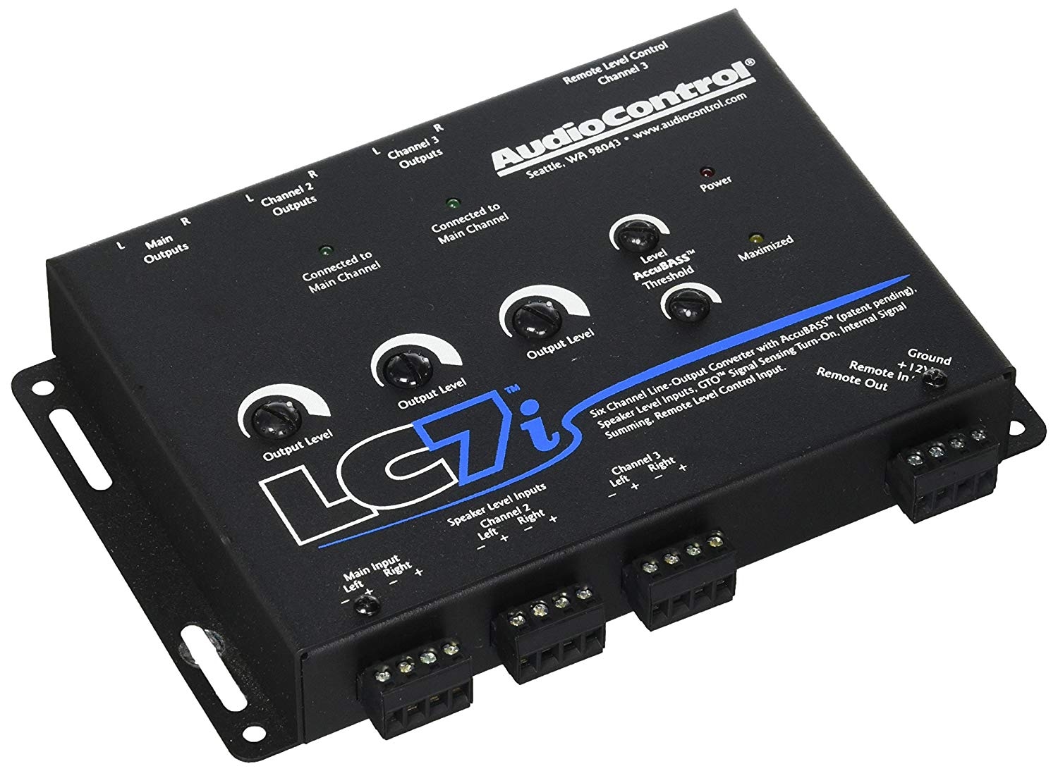 AudioControl LC7I 6-CH Line Output Converter w/ Bass Restoration ...