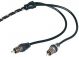 Rockford Fosgate RFIT-10 Premium Dual Twist RCA Signal Cable 10' (3 Meters)