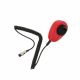 Workman DP56 Red Rubberized 4 Pin Noise Canceling Microphone Heavy Duty