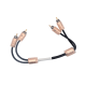 Diamond Audio HX1 2-Channel RCA Cable Oxygen-Free Copper Dual Twist Pair 1 Ft