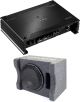 Kenwood X502-1241S Set of X502-1 Power Amplifier Plus P-XW1241S 12 Inch High Power EnclosedSubwoofer