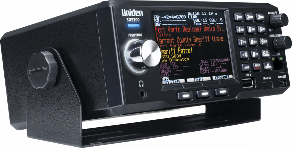 Uniden SDS200 True I/Q TrunkTracker X Base/Mobile Police Scanner
