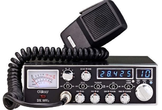 General HP40W 10 Meter Amateur Ham Mobile Radio AM FM Blue LED 100W Transceiver 