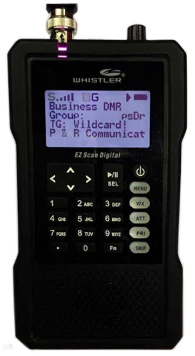 Whistler TRX-1 Digital/Analog Police Scanner Handheld DMR TRBO P25-PI/II EZ- Scan
