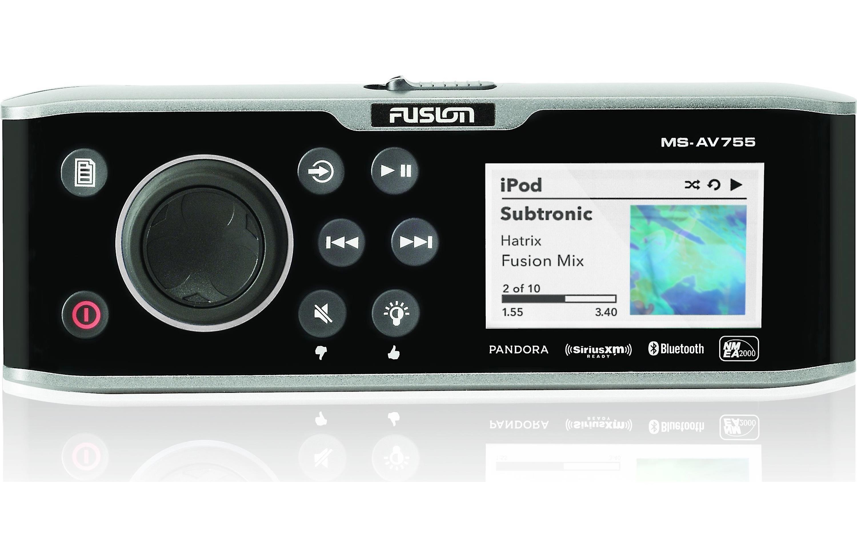 Fusion Ms Av755 Marine Radio Dvd Cd Bluetooth Stereo Iphone Ipod Sirius Ready Ebay