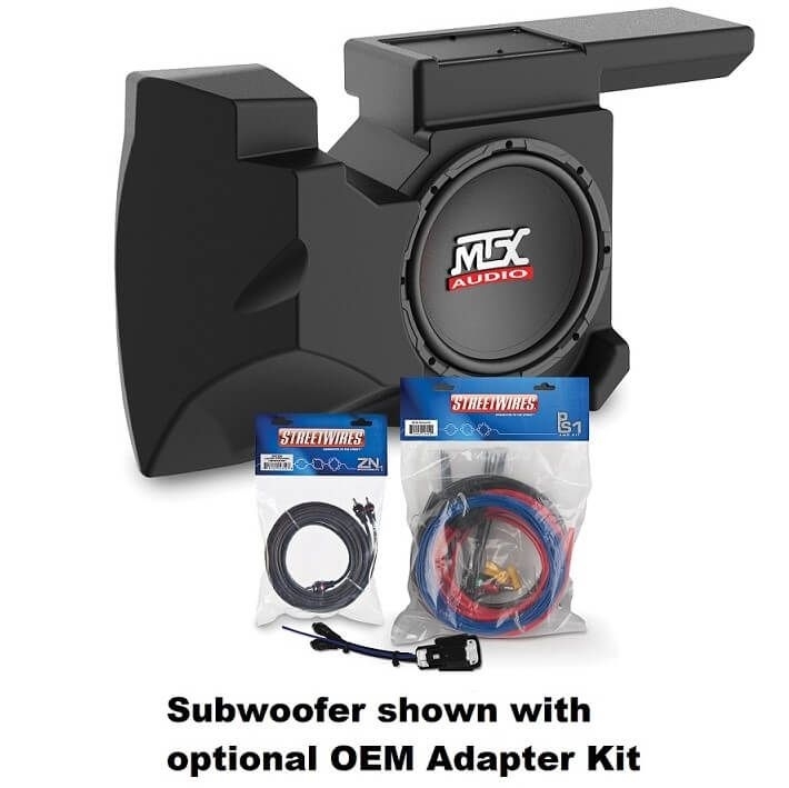 MTX RZROEMSUB 10" Amplified Subwoofer for 1418 Polaris RZR XP 1000