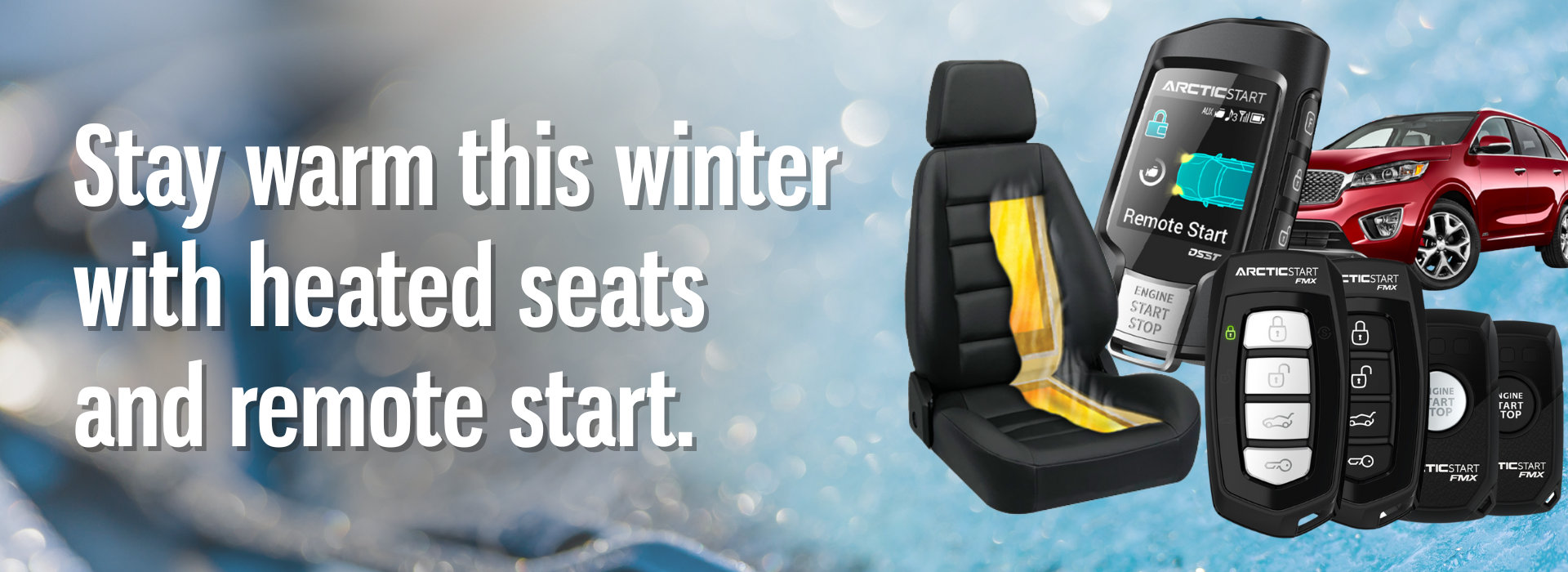 Comfortable heated seats for winter driving